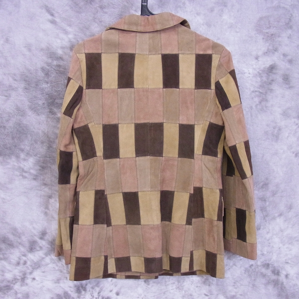 実際に弊社で買取させて頂いたHysterics/ヒステリックス ゴートレザー パッチワーク 3Bジャケット Fの画像 1枚目