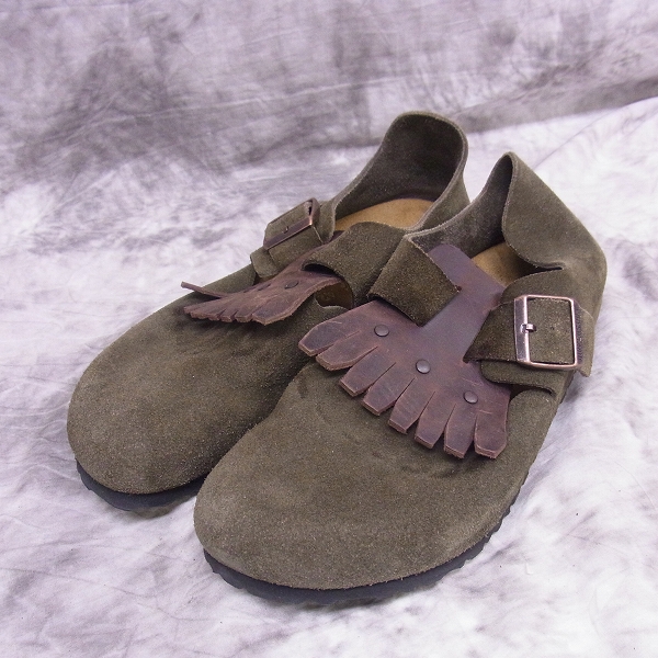 実際に弊社で買取させて頂いたBIRKENSTOCK/ビルケンシュトック ザルツブルグ スウェード フリンジシューズ 27.0