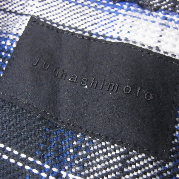 実際に弊社で買取させて頂いたjunhashimoto/ジュンハシモト CHECK HOOK 長袖シャツ SHT1002 ブルー/3の画像 2枚目