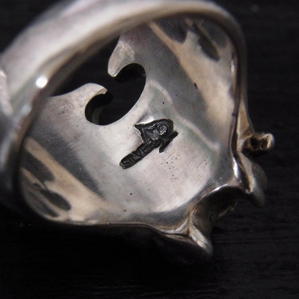 実際に弊社で買取させて頂いたTHIRTEEN DESIGNS/サーティーンデザインズ フライングスカル リングの画像 5枚目