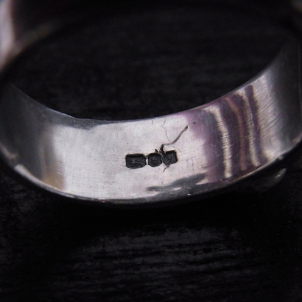 実際に弊社で買取させて頂いたCRAZY PIG/クレイシーピッグ TUDOR TOP RING/チューダー トップ リング 19号の画像 6枚目