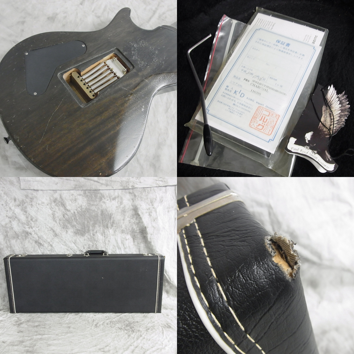 実際に弊社で買取させて頂いた★Paul Reed Smith/ポールリードスミス PRS Singlecut Standard Satin CHARCOAL エレキギターの画像 8枚目