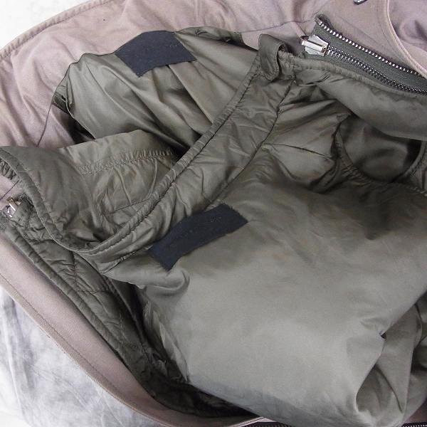 実際に弊社で買取させて頂いたjunhashimoto/ジュンハシモト　コンビベスト M-65 ミリタリージャケット VST003 NYL03/3の画像 2枚目