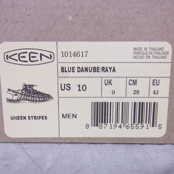 実際に弊社で買取させて頂いたKEEN/キーン ユニークストライプ サンダル 1014617/28 の画像 8枚目