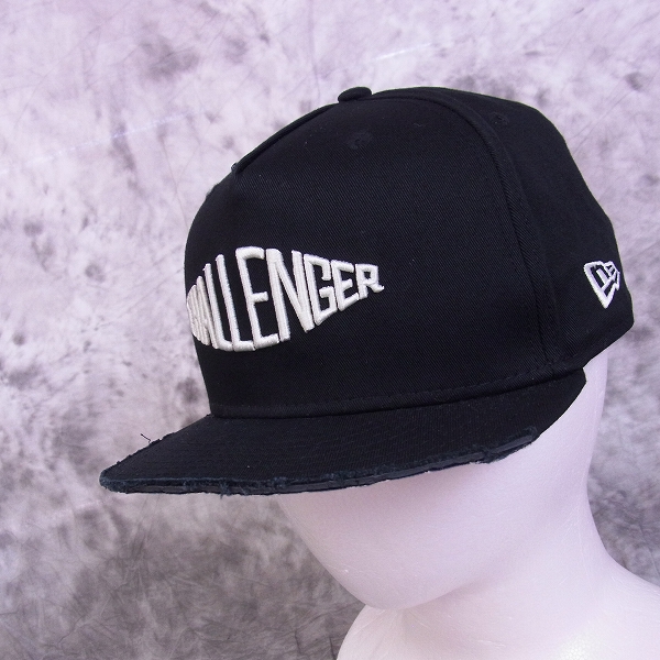 challenger×NEWERA/チャレンジャー×ニューエラ つば切りキャップ/帽子