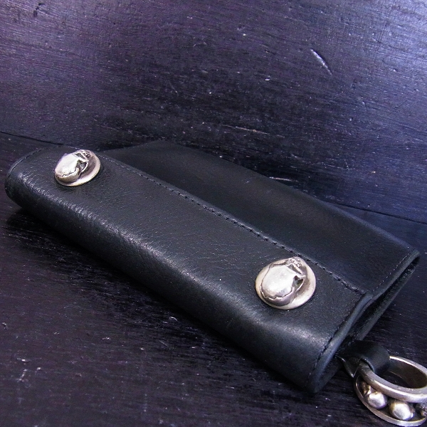 実際に弊社で買取させて頂いたSTANLEY GUESS/スタンリーゲス スカルボタンウォレット 財布 の画像 3枚目