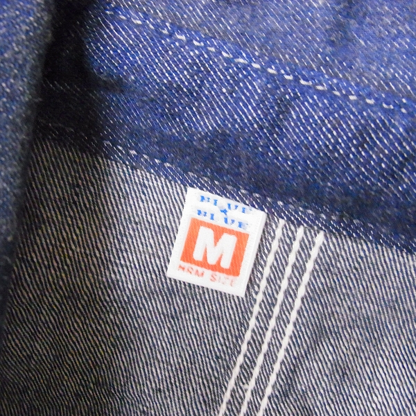 実際に弊社で買取させて頂いたBLUE BLUE/ブルーブルー デニム カバーオール Mの画像 2枚目