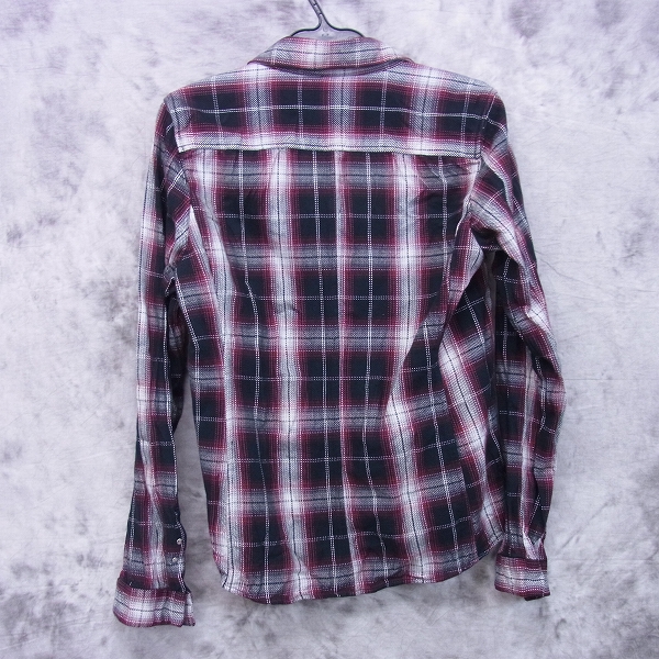 実際に弊社で買取させて頂いたjunhashimoto/ジュンハシモト CHECK HOOK 長袖シャツ SHT1002 レッド/3の画像 1枚目