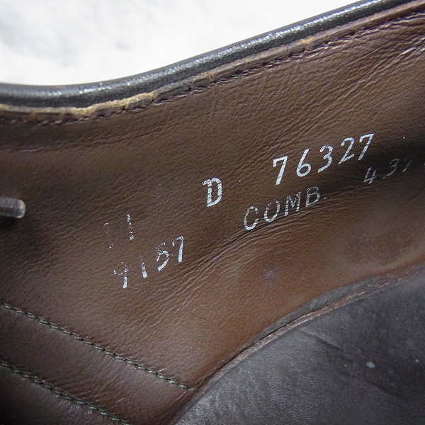 実際に弊社で買取させて頂いたAllen Edmonds/アレンエドモンズ MacNeil/マックニール ウィングチップ シューズ/11の画像 5枚目