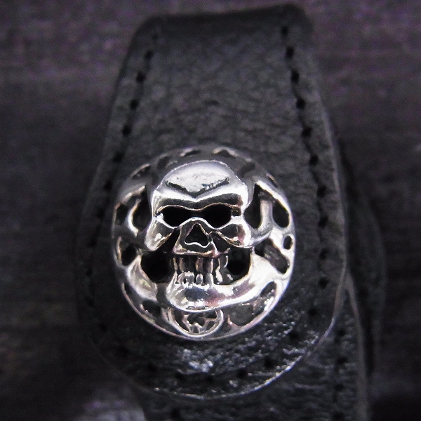 実際に弊社で買取させて頂いたTRAVIS WALKER/トラヴィスワーカー 2スカル&クロスリングウォレットチェーンの画像 1枚目