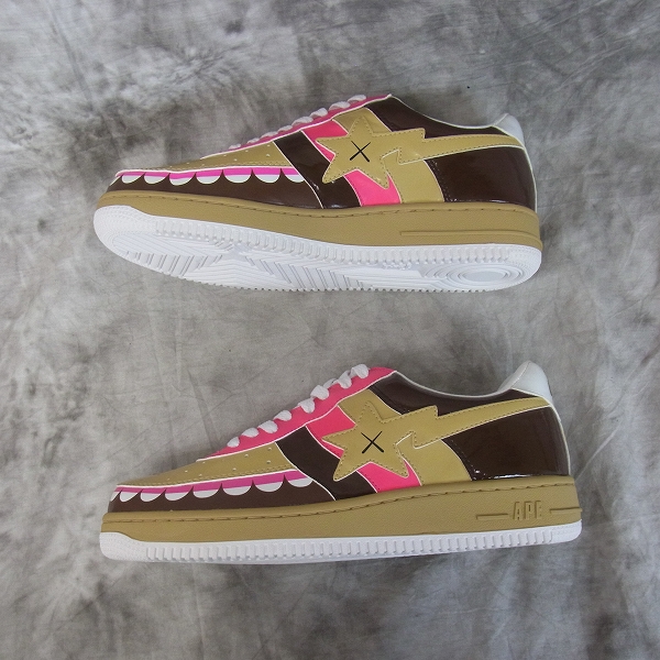 実際に弊社で買取させて頂いたA BATHING APE/ア ベイシング エイプ BAPESTA×KAWS/カウズ コラボ 2006FS-029/28.0の画像 3枚目