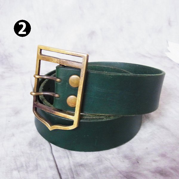 実際に弊社で買取させて頂いたEYEFUNNY/アイファニー  レザーベルト スタッズ1ダイヤ　2点セットの画像 2枚目