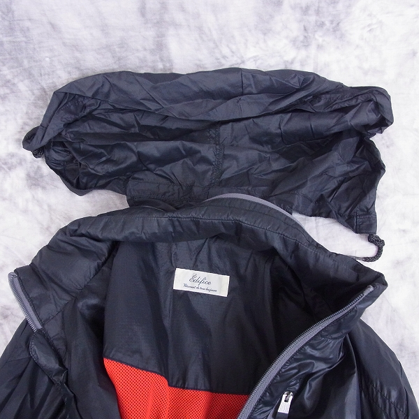 実際に弊社で買取させて頂いたEDIFICE/エディフィス ナイロン ブルゾン ジャケット/38の画像 7枚目