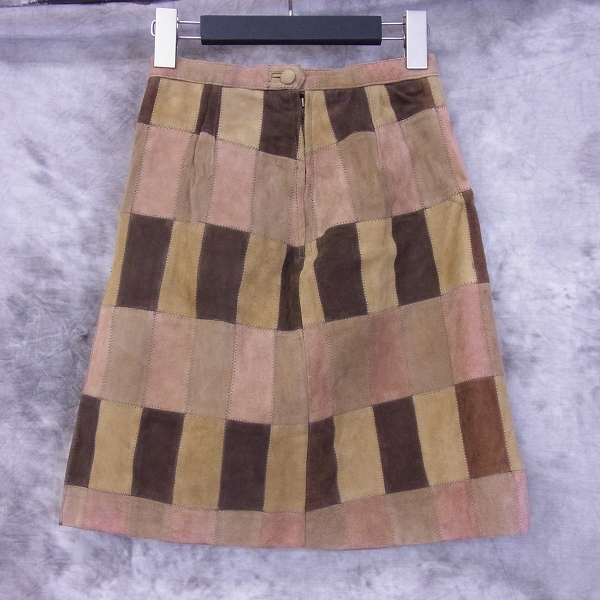 実際に弊社で買取させて頂いたHysterics/ヒステリックス ゴートレザー パッチワーク スカート F