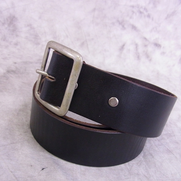 実際に弊社で買取させて頂いたRATS/ラッツ 16SS LATIGO LEATHER BELT レザーベルト 16'RA-0612 黒/M