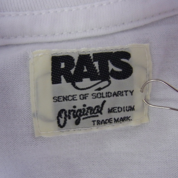 実際に弊社で買取させて頂いたRATS/ラッツ 16SS プリントポケットTee/ノースリーブ ホワイト/M 16'RTC-0503の画像 2枚目