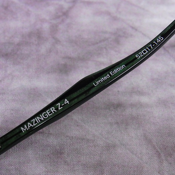 実際に弊社で買取させて頂いたLess than human/レスザンヒューマン×マジンガーZ  MAZINGER Z-4 度入り眼鏡の画像 6枚目