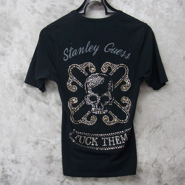 実際に弊社で買取させて頂いたSTANLEY GUESS/スタンリーゲス ラインストーン Tシャツ/Lサイズの画像 1枚目