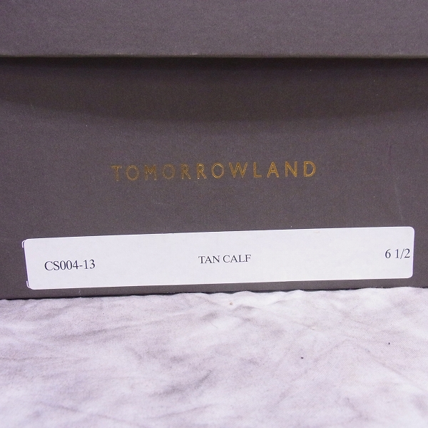 実際に弊社で買取させて頂いたTOMORROWLAND/トゥモローランド ビジネスシューズ/CS004-13/6-1/2の画像 8枚目