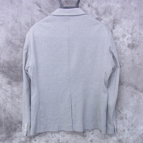 実際に弊社で買取させて頂いたEDIFICE/エディフィス　2Bテーラードジャケット/サマージャケット 裏地ギンガムチェック/44の画像 1枚目