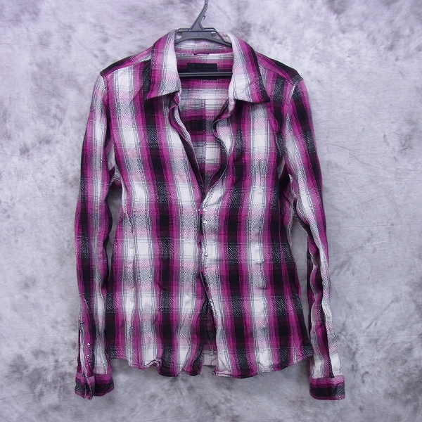 実際に弊社で買取させて頂いたjunhashimoto/ジュンハシモト　HOOK SHIRTS original nel/フックネルシャツ SHT014 NEL01/3