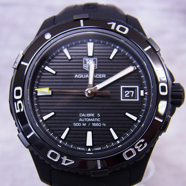 実際に弊社で買取させて頂いたTAGHEUER/タグホイヤー アクアレーサー キャリバー5 WAK2180.FT6027
