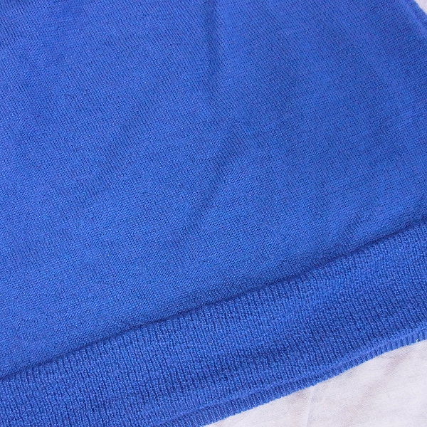 実際に弊社で買取させて頂いたjunhashimoto/ジュンハシモト 2PLY NECK V NECK/Vネックニットカットソー ロイヤルブルー KNT1011 WOL01/5の画像 5枚目