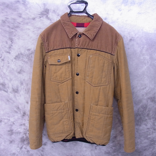 実際に弊社で買取させて頂いたFACTOTUM/ファクトタム 中綿切替ジャケット/内側チェック柄44