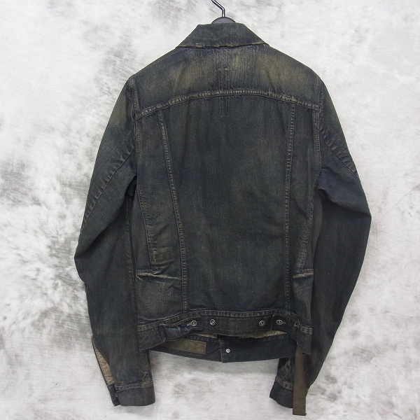 実際に弊社で買取させて頂いたDRKSHDW/ダークシャドウ コーティングデニムジャケット Mの画像 1枚目