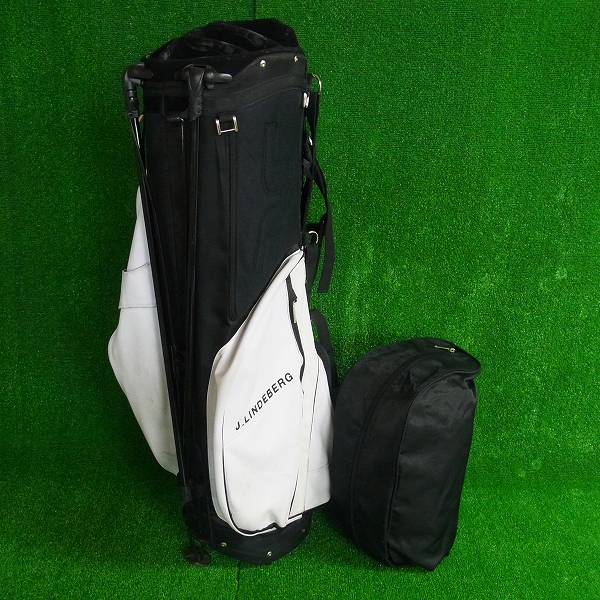 実際に弊社で買取させて頂いた中古 リンドバーグ J.LINDEBERG スタンド付キャディバッグ WTの画像 1枚目
