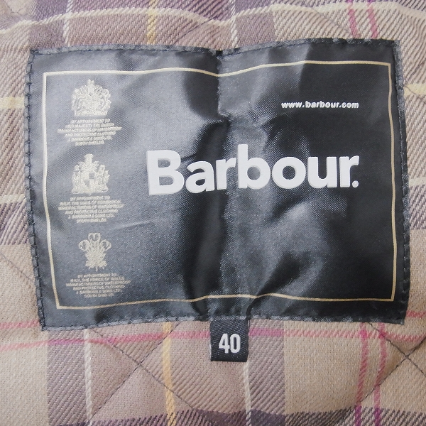 実際に弊社で買取させて頂いたBarbour/バブアー BEDALE/ライナー付きビデイルオイルドジャケット/40の画像 3枚目