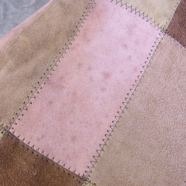 実際に弊社で買取させて頂いたHysterics/ヒステリックス ゴートレザー パッチワーク スカート Fの画像 5枚目