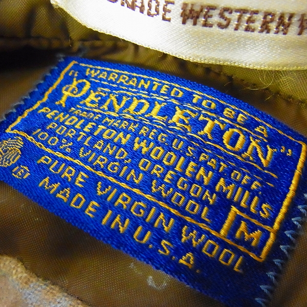 実際に弊社で買取させて頂いたPENDLETON/ペンドルトン ピュアウール ウエスタンシャツ/Mの画像 2枚目