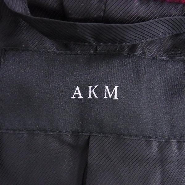 実際に弊社で買取させて頂いたAKM/エーケーエム　SHORT DUFFLE/ショートダッフルコート レッドカモ C029 WPE002/Sの画像 2枚目