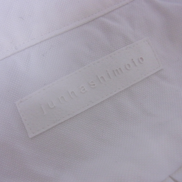 実際に弊社で買取させて頂いたjunhashimoto/ジュンハシモト　SIDE JERSEY BD SHIRTS/サイドジャージーブロードシャツ SHT0037/5の画像 2枚目