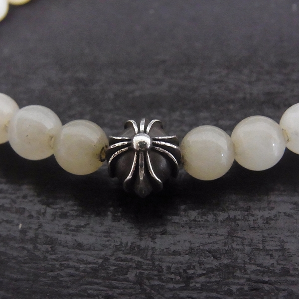 CHROME HEARTS/クロムハーツ 6mmビーズブレスレット 翡翠の買取実績