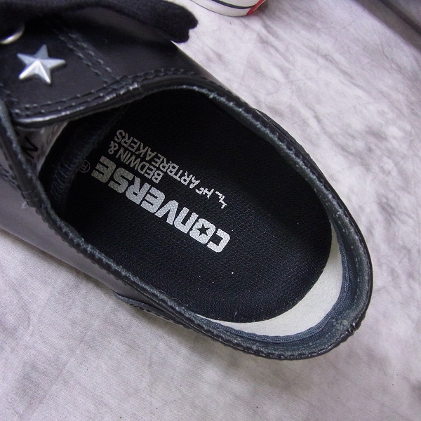 BEDWIN×CONVERSE コラボ レザー ジャックパーセル スタッズ付 27.5の