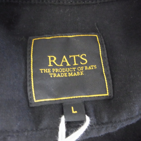 実際に弊社で買取させて頂いたRATS/ラッツ 16SS RAYON DISCHARGE PRONT レーヨン半袖シャツ L/S SHIRT Lの画像 2枚目