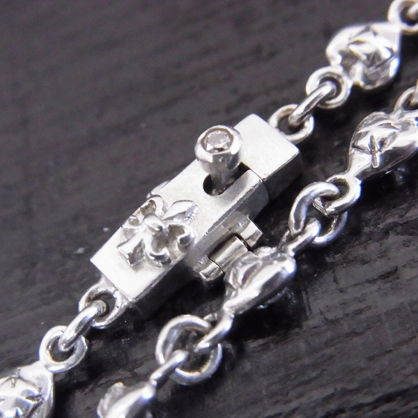 実際に弊社で買取させて頂いたLoree Rodkin/ローリーロドキン タイニーハートクロスチェーン/18KWG/20インチ