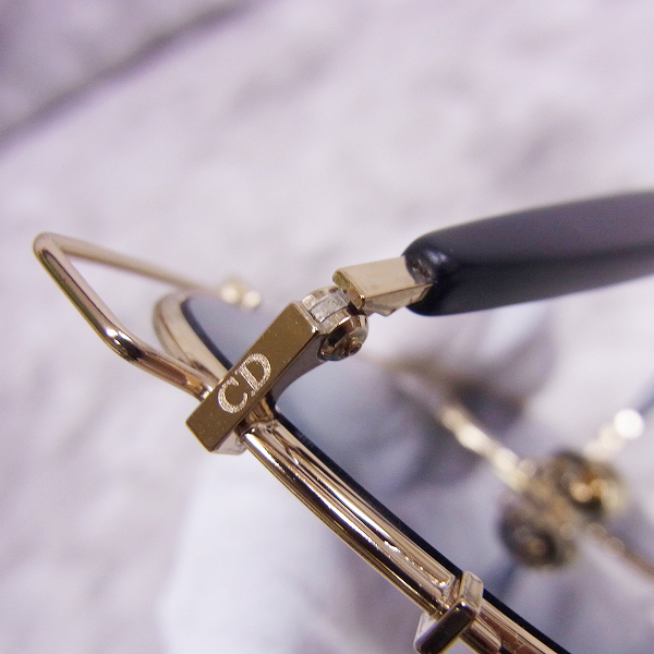 実際に弊社で買取させて頂いたChristian Dior/クリスチャン ディオール TECHNOLOGIC サングラス gold black/blue mirror/RHL2Aの画像 7枚目