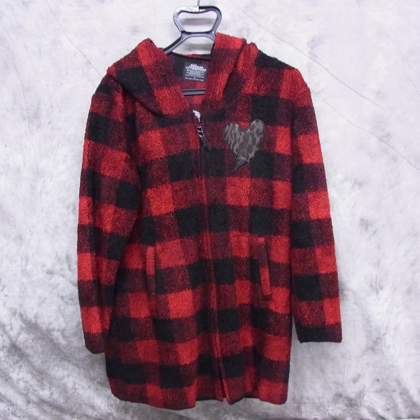 実際に弊社で買取させて頂いたRoen/ロエン HIROMU TAKAHARA/ヒロムタカハラ 16AW LONG CHECK PK -02RED-/パーカー/L