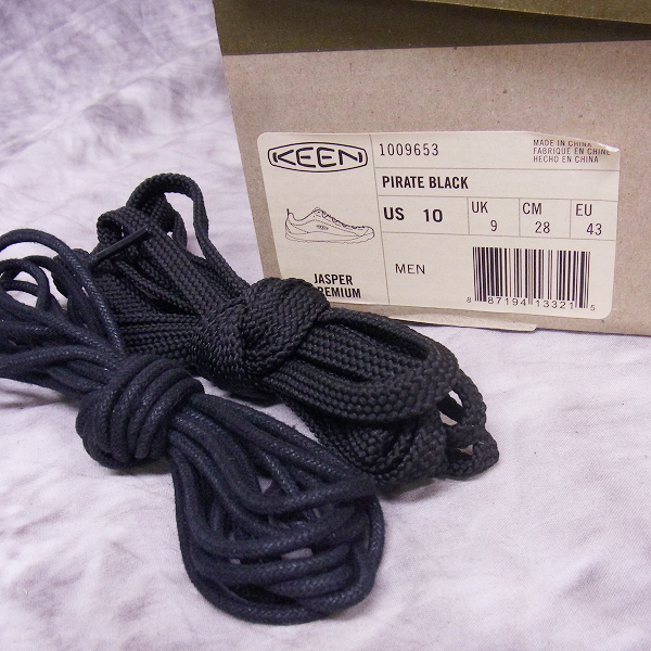 実際に弊社で買取させて頂いたKEEN/キーン JASPER PREMIUM/ジャスパープレミアム Pirate Black 1009653/28.0の画像 8枚目