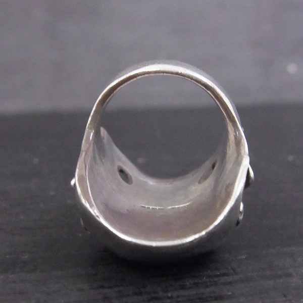 実際に弊社で買取させて頂いたCRAZY PIG/クレイジーピッグ Psycho S.O.B/サイコソブスカルリング 21号の画像 5枚目