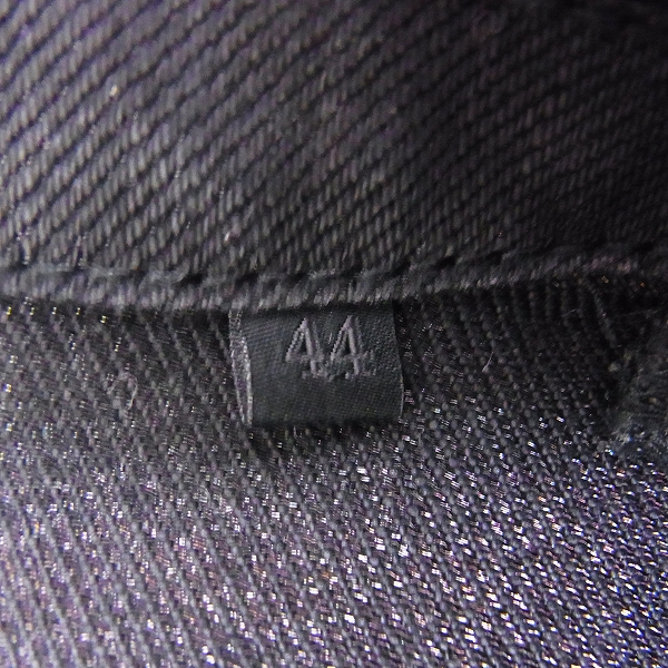 実際に弊社で買取させて頂いたLITHIUM HOMME/リチウムオム ブラックデニムジャケット 44の画像 3枚目