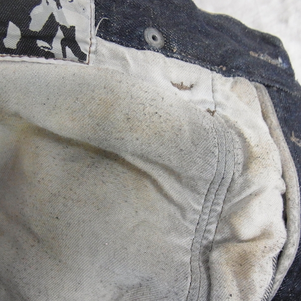 実際に弊社で買取させて頂いたDRKSHDW/ダークシャドウ コーティングデニムパンツ 32の画像 6枚目
