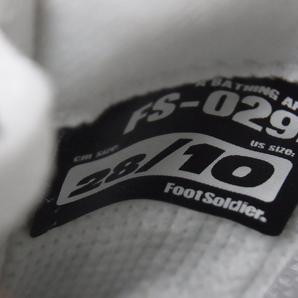 実際に弊社で買取させて頂いたA BATHING APE/ア ベイシング エイプ BAPESTA×KAWS/カウズ コラボ 2006FS-029/28.0の画像 5枚目