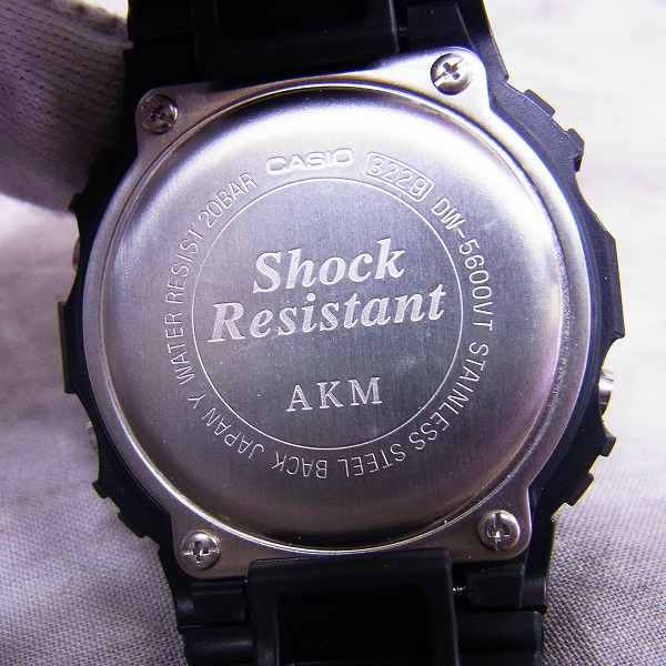 実際に弊社で買取させて頂いたG-SHOCK/G-ショック×AKM 15AW-16SS 10周年モデル DW-5600Eの画像 3枚目