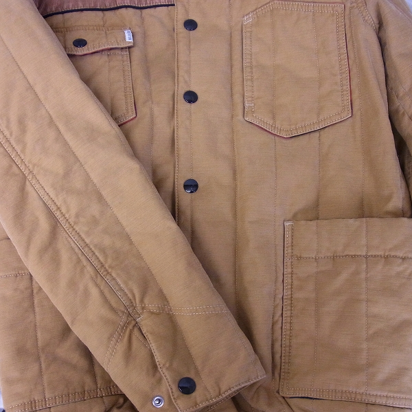 実際に弊社で買取させて頂いたFACTOTUM/ファクトタム 中綿切替ジャケット/内側チェック柄44の画像 2枚目