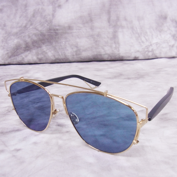 実際に弊社で買取させて頂いたChristian Dior/クリスチャン ディオール TECHNOLOGIC サングラス gold black/blue mirror/RHL2A
