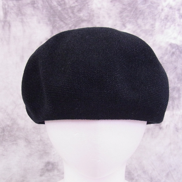 実際に弊社で買取させて頂いたCA4LA/カシラ ベレー帽 ブラックの画像 1枚目